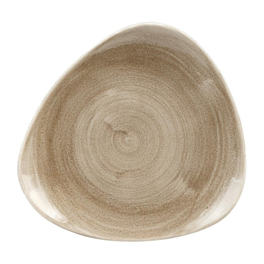 HC793 Churchill Stonecast Patina Antique Taupe Lotus Bord 22.9cm (12 stuks)