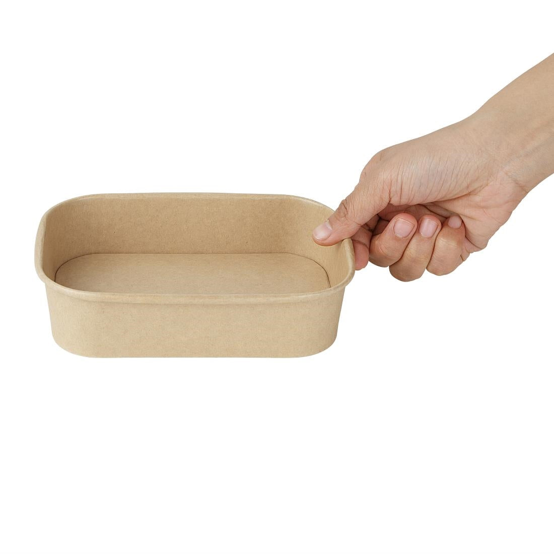 HW015 Fiesta Recycleerbare Vierkante Container Bodems 750ml (300 stuks)