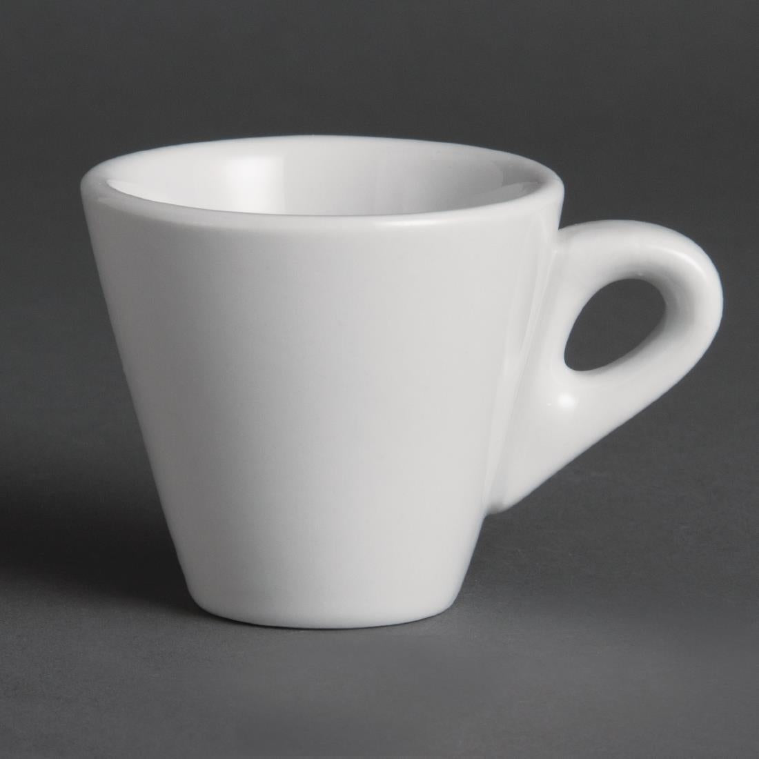 Y111 Olympia Whiteware conische espressokopjes 6cl (12 stuks)