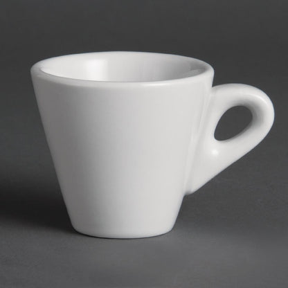 Y111 Olympia Whiteware conische espressokopjes 6cl (12 stuks)