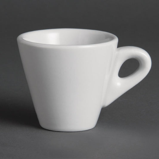 Y111 Olympia Whiteware conische espressokopjes 6cl (12 stuks)