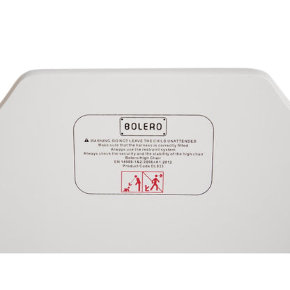 DL833 Bolero Hoge Kinderstoel antiek wit