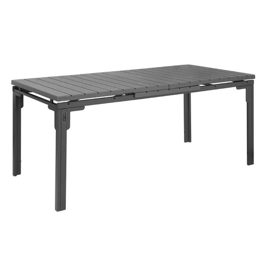 HW526 Bolero Valletta Grijs Gelat Lattenverlengbare Buiteneetkamertafel