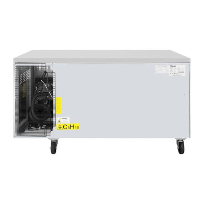 UA083 Polar U-serie 2-deurs counter met euronorm opslag 427Ltr