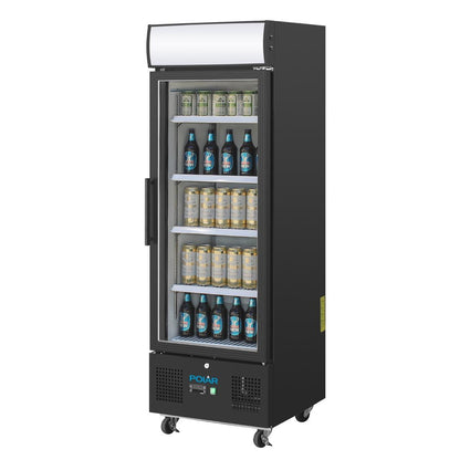 GH426 Polar G-Series Rechtopstaande Display Koeling 218Ltr Zwart