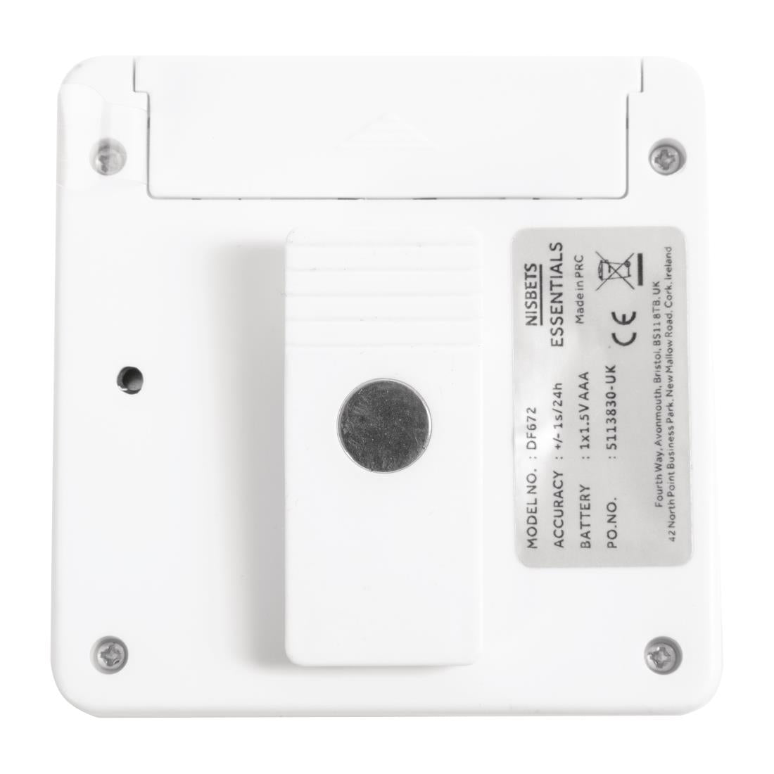 DF672 Nisbets Essentials digitale kookwekker met magneet
