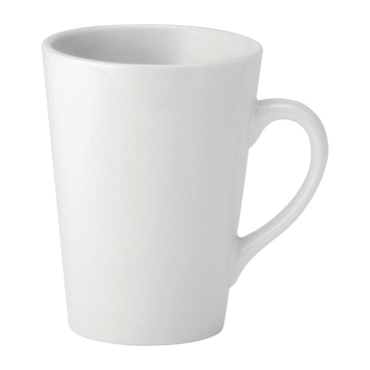 DY337 Utopia Puur Witte Latte-Mokken 340ml (24 Stuks)