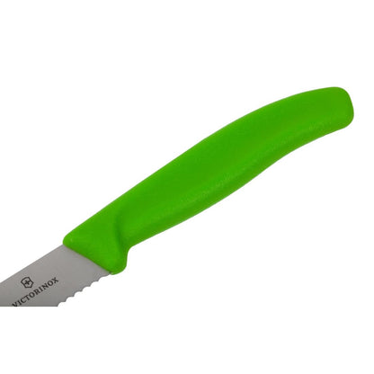 CP843 Victorinox gekarteld tomatenmes groen 11cm