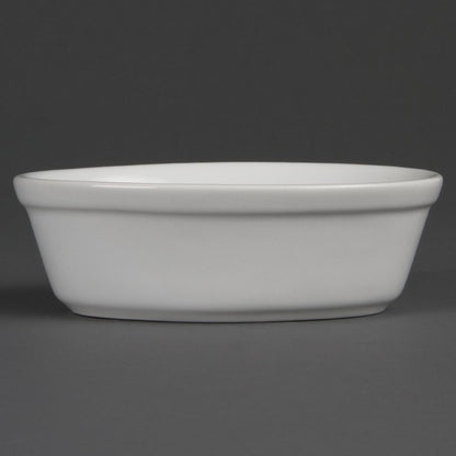 DK807 Olympia Whiteware Ovale Schaaltjes 16,1cm (6 Stuks)