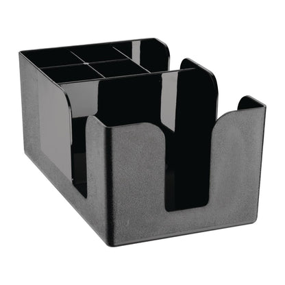 F980 Olympia kristallon plastic bar caddy zwart