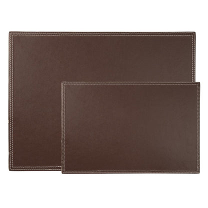 CE298 Olympia kunstlederen placemat bruin 40x30cm