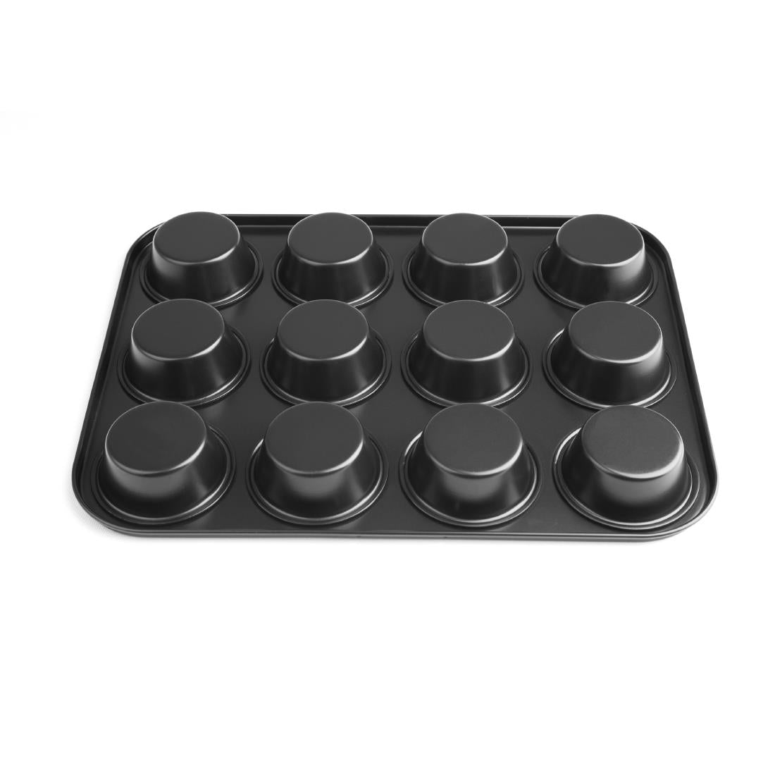 GD011 Vogue carbonstalen anti-kleef bakvorm 12 muffins