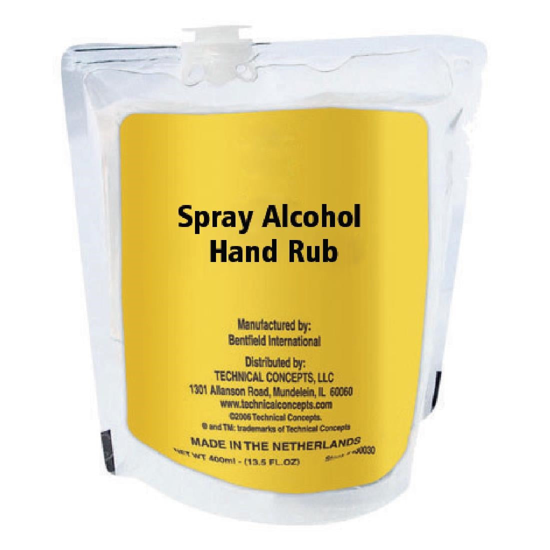 FN394 Rubbermaid Manual ongeparfumeerde handreiniger spray 60% alcohol - 400ml (12 stuks)