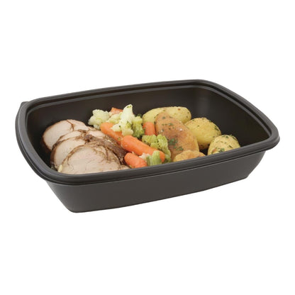 DE763 Fastpac middelgrote rechthoekige voedselcontainers 900ml (300 stuks)
