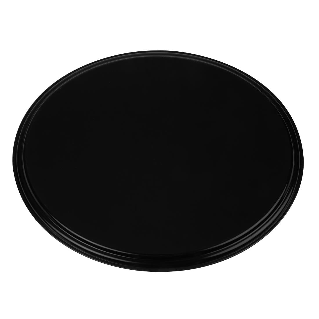 DM783 Cambro Camtread ovaal antislip glasvezel dienblad zwart 68,5x56cm