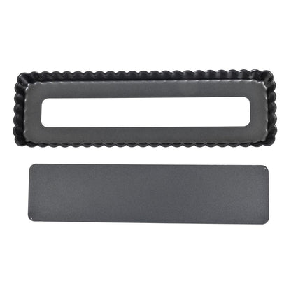 CY117 De Buyer rechthoekige anti-kleef taartvorm met losse bodem 35,6cm