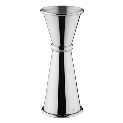 DR593 Olympia RVS barmaatje/jigger 25/50ml