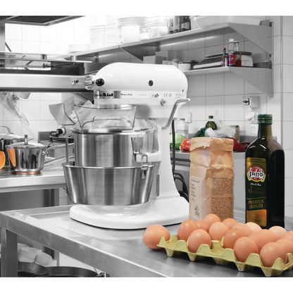 J498 KitchenAid K5 planetaire mixer wit 4,8L 5KPM5EWH