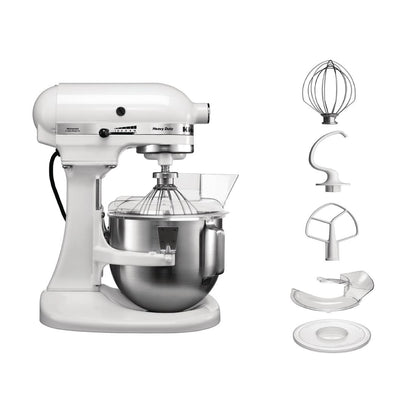 J498 KitchenAid K5 planetaire mixer wit 4,8L 5KPM5EWH