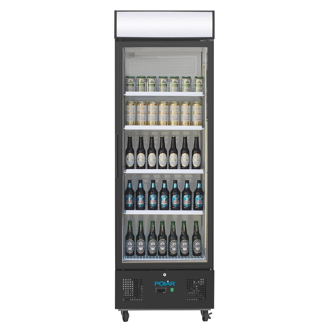 GH427 Polar G-Series Rechtopstaande Display Koeling 368Ltr Zwart