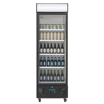 GH427 Polar G-Series Rechtopstaande Display Koeling 368Ltr Zwart