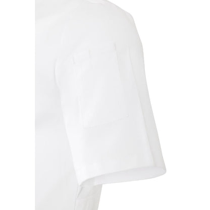 BA116-M Southside Harlem Koksjas Wit Korte Mouw Mesh Maat M