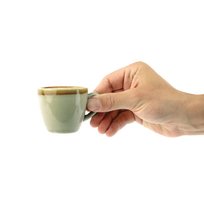 GP476 Olympia Kiln espressokopjes mosgroen 8,5cl (6 stuks)
