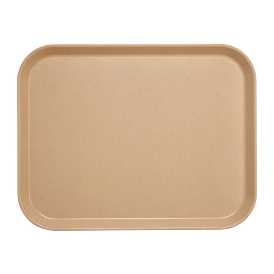 DJ660 Cambro Versa Lite polyester dienblad gespikkeld mokka groot