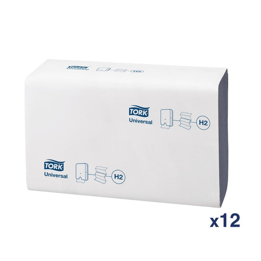 Y038 Tork Z-gevouwen handdoeken 1-laags blauw (12 stuks)