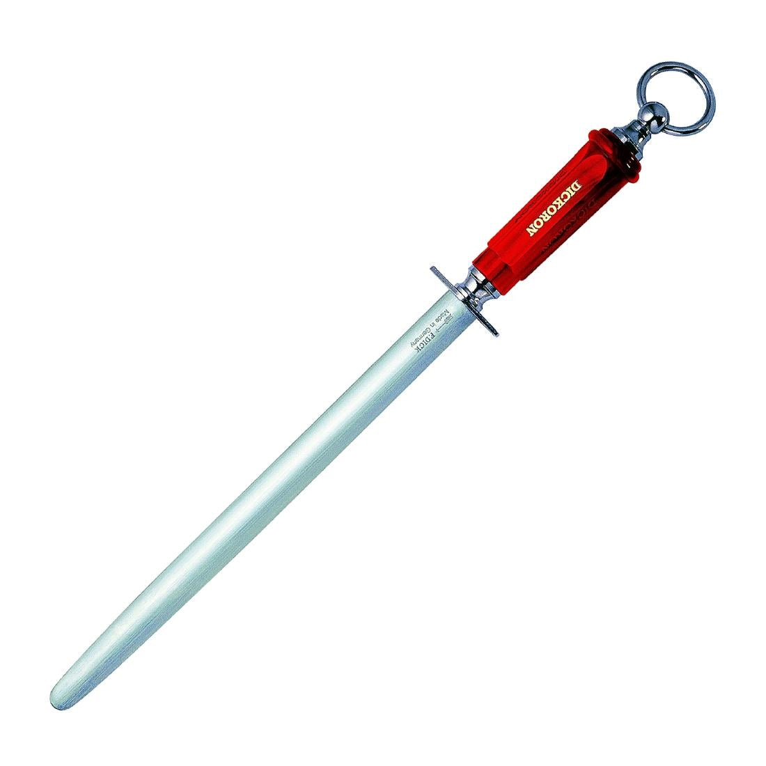 DL335 Dick Dickoron ovale slijpstaaf 30,5cm rood