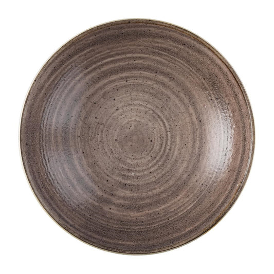 FS851 Churchill Stonecast Raw Brown Coupe Schalen 184mm (12 stuks)