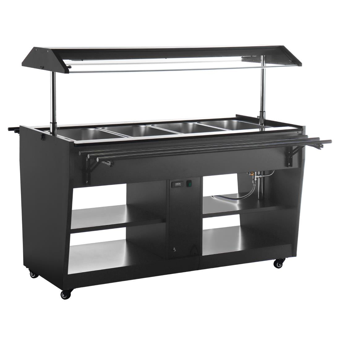 JA179 Buffalo Warmhoud Buffet Bar Zwart