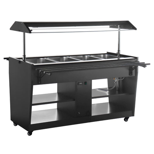 JA179 Buffalo Warmhoud Buffet Bar Zwart
