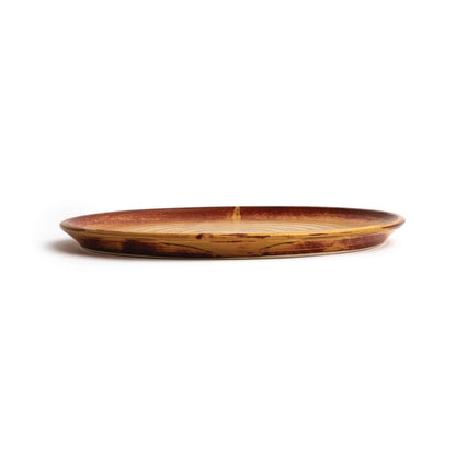 FA310 Olympia Canvas ronde borden met smalle rand roestoranje 26,5cm (6 stuks)