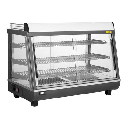 HW928 Buffalo Verwarmde Deurmerchandiser Voor En Achter 136Ltr