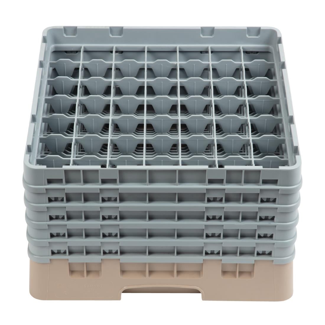 DW562 Cambro Camrack vaatwaskorf met 49 compartimenten max. glashoogte 25,7cm