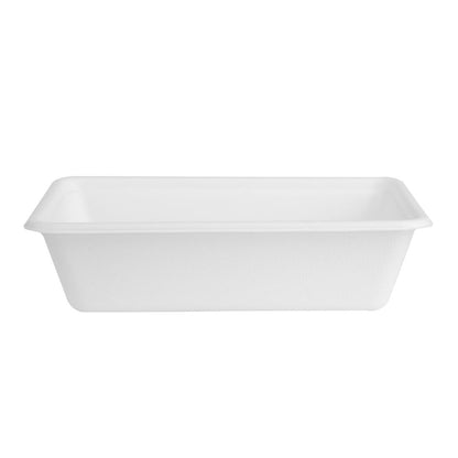 HW034 Fiesta Composteerbare Bagasse Voedsel Container Basissen 650ml (100 stuks)