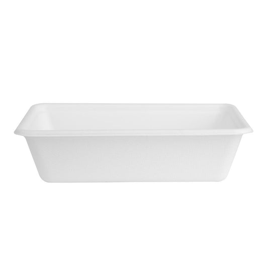 HW034 Fiesta Composteerbare Bagasse Voedsel Container Basissen 650ml (100 stuks)