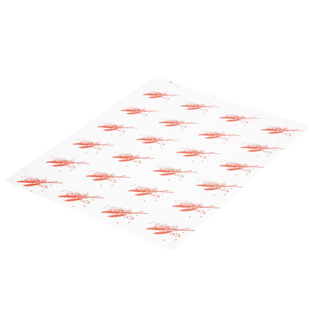 GH036 Vetvrij hamburger papier rood (1000 stuks)