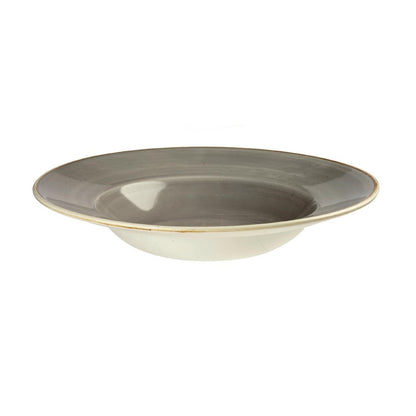 DF797 Churchill Stonecast Grey Kom Met Brede Rand Medium 23.88cm (12 stuks)