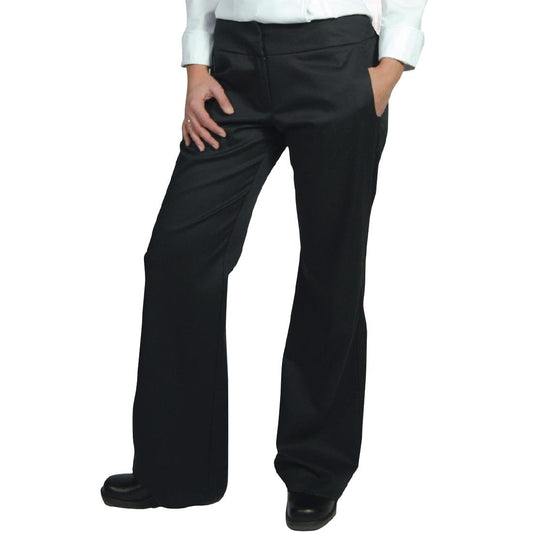 H782-XXXL Chaud Devant dames pantalon zwart 3XL