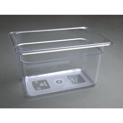 U238 Vogue polycarbonaat bak transparant GN 1/4 150mm