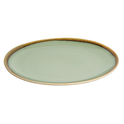GP475 Olympia Kiln Ronde Coupeborden Mosgroen 28cm (4 Stuks)