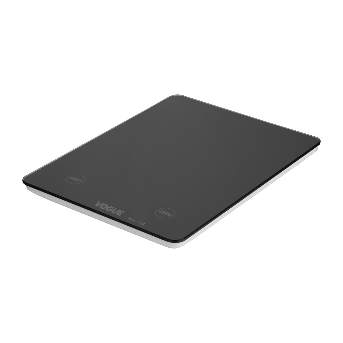 FS488 Vogue digitale zwarte vierkante weegschaal 10 kg