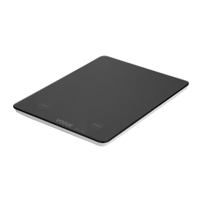 FS488 Vogue digitale zwarte vierkante weegschaal 10 kg