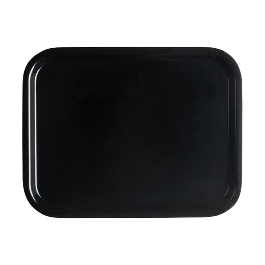CX370 Cambro Capri Dienblad Glad Oppervlak Zwart 320x530mm
