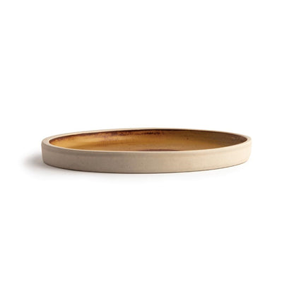 FA307 Olympia Canvas platte ronde borden roestoranje 18cm (6 stuks)