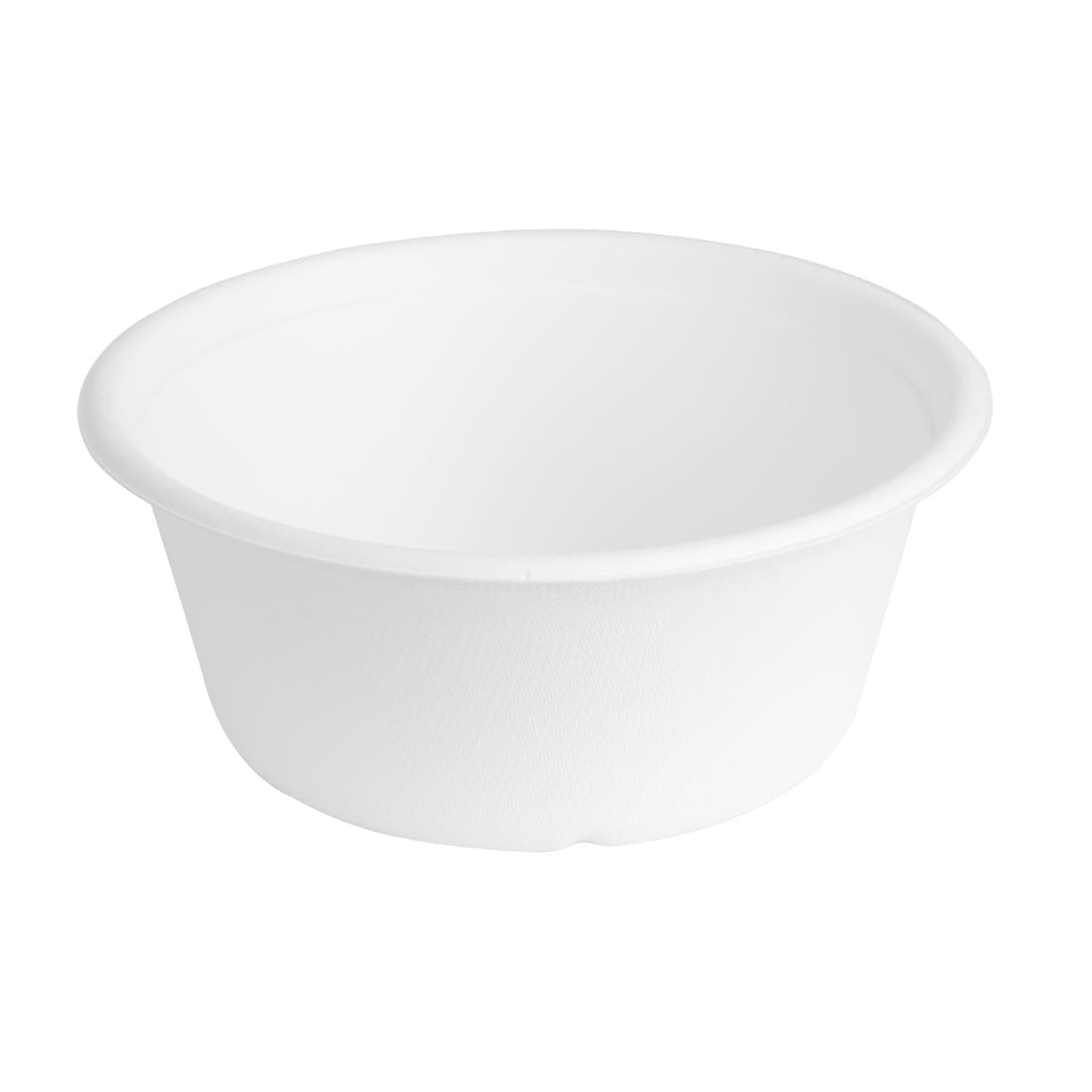 HW023 Fiesta Composteerbare Bagasse Kom Basis 750ml (50 stuks)