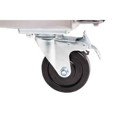G596 Polar U-serie 2-deurs koelwerkbank 282L