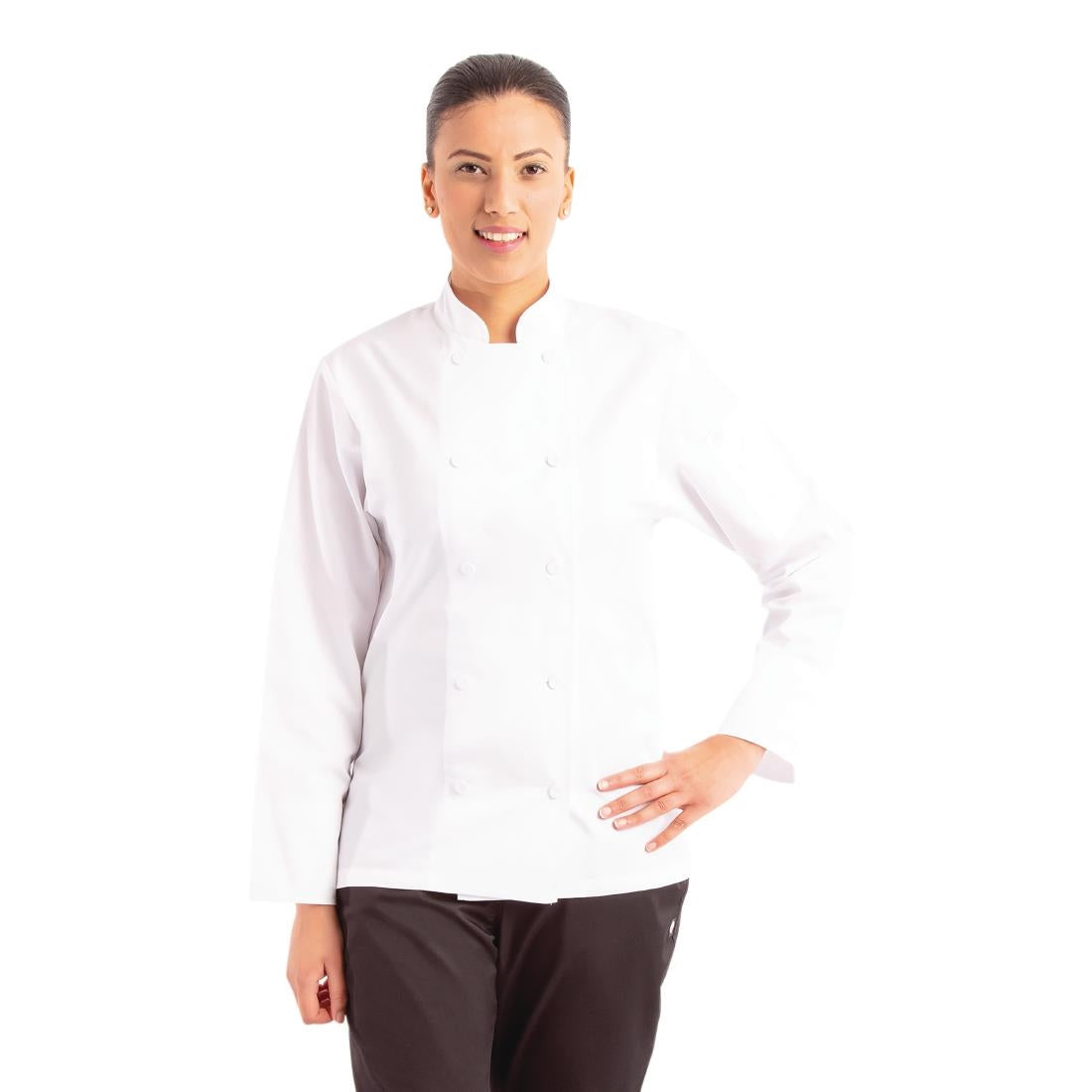 B649-XXL Chef Works Calgary Cool Vent unisex koksbuis wit XXL